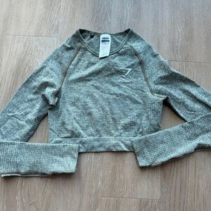 Gymshark Olive Long Sleeve Top